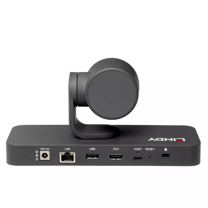 Lindy 38422 videocamera per videoconferenze 8 MP nero 3840 x 2160 pixel 30 fps