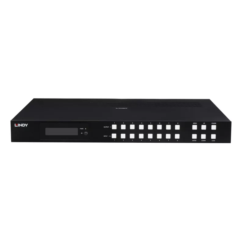 Lindy 38434 matrice HDMI 8x8 4K60 Multi-View senza interruzioni con scalatura video wall