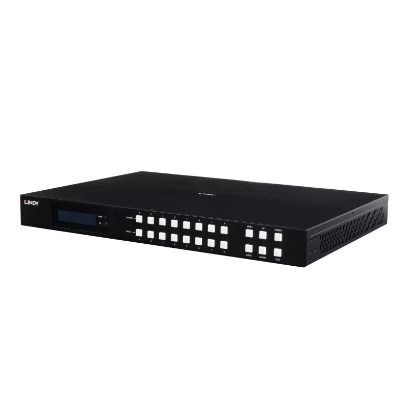 Lindy 38434 matrice HDMI 8x8 4K60 Multi-View senza interruzioni con scalatura video wall
