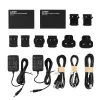 Lindy HDMI, KVM e IR over IP Extender, trasmettitore e ricevitore, con filo, 150 m, Cat5e, Cat6, nero, metallo