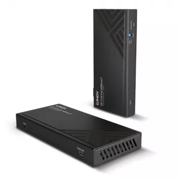 Lindy 150m Cat.6 DisplayPort 1.2, USB, IR e RS-232 HDBaseT KVM Extender