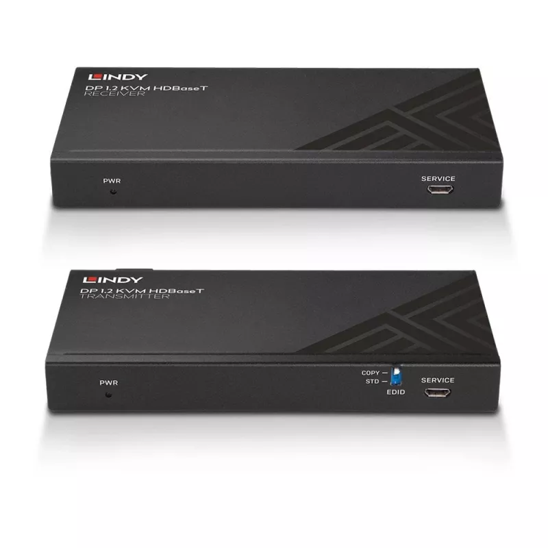Lindy 150m Cat.6 DisplayPort 1.2, USB, IR e RS-232 HDBaseT KVM Extender