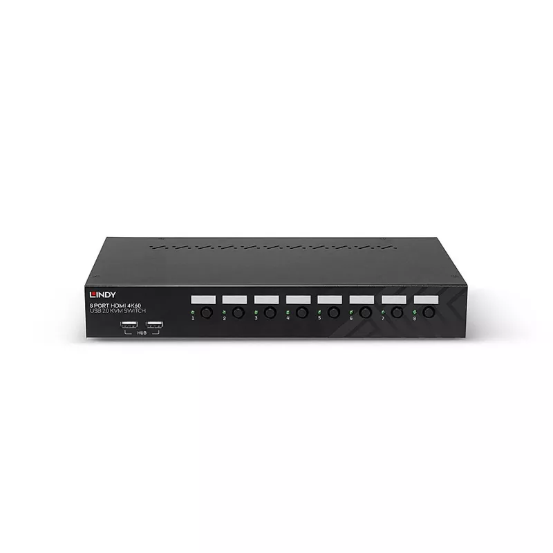 Lindy 39538 KVM Switch per montaggio a rack nero