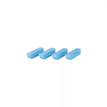Lindy 40324 port blocker port blocker + chiave DisplayPort blu acrilonitrile-butadiene-stirene (ABS) 5 pz.
