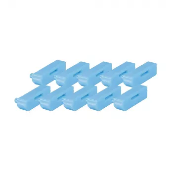 Lindy 40325 port blocker DisplayPort blu acrilonitrile-butadiene-stirene (ABS) 10 pz.
