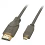 Lindy cavo High Speed Micro HDMI a HDMI 0,5 m, 0,5 m, HDMI Type-A (standard), HDMI Type-D (Micro), 3D, 10,2 Gbit/s, nero