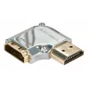 Lindy adattatore CROMO HDMI maschio a HDMI femmina ad angolo 90 gradi - sinistra