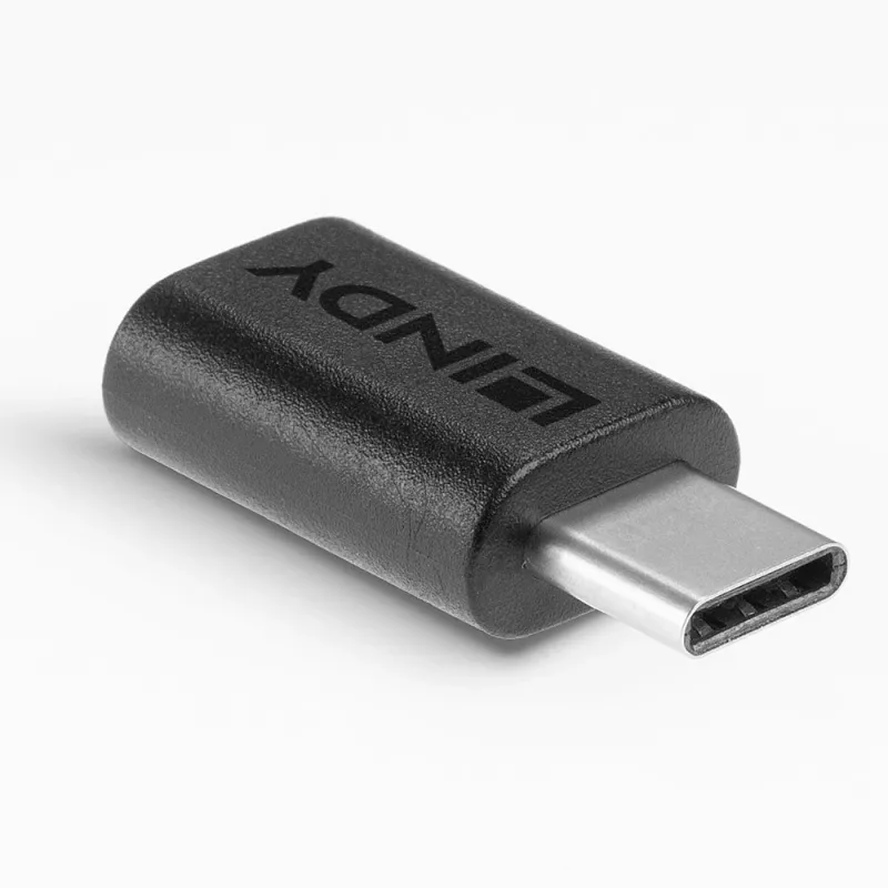 Lindy adattatore USB 3.2 Type-C a C, USB 3.2 Type-C, USB 3.2 Type-C, nero