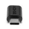 Lindy adattatore USB 3.2 Type-C a C, USB 3.2 Type-C, USB 3.2 Type-C, nero