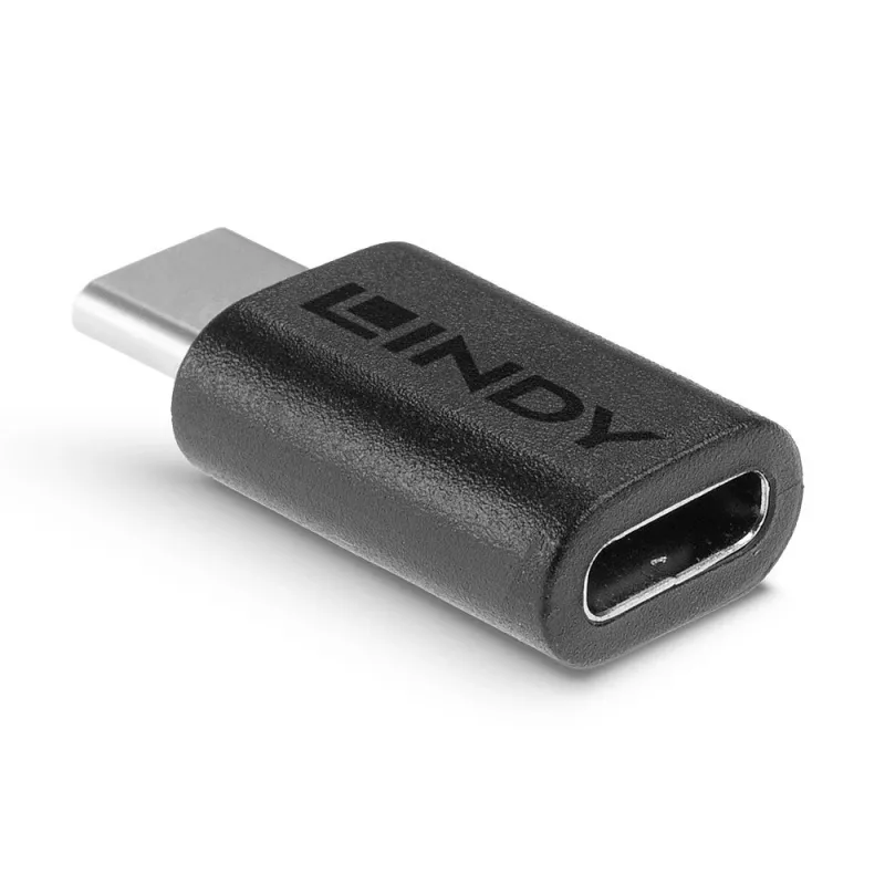 Lindy adattatore USB 3.2 Type-C a C, USB 3.2 Type-C, USB 3.2 Type-C, nero