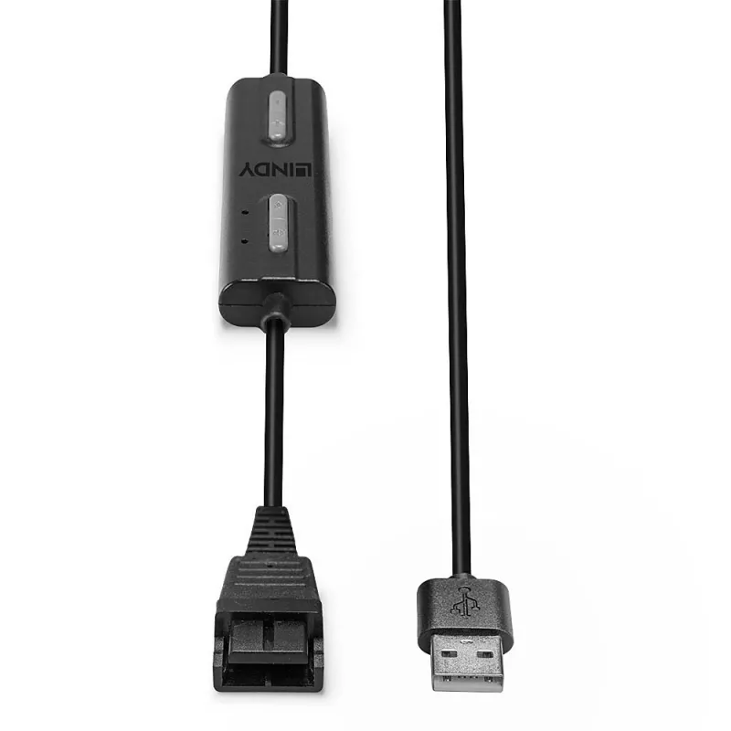 Lindy adattatore USB Type-A a Jabra Quick Disconnect per headset