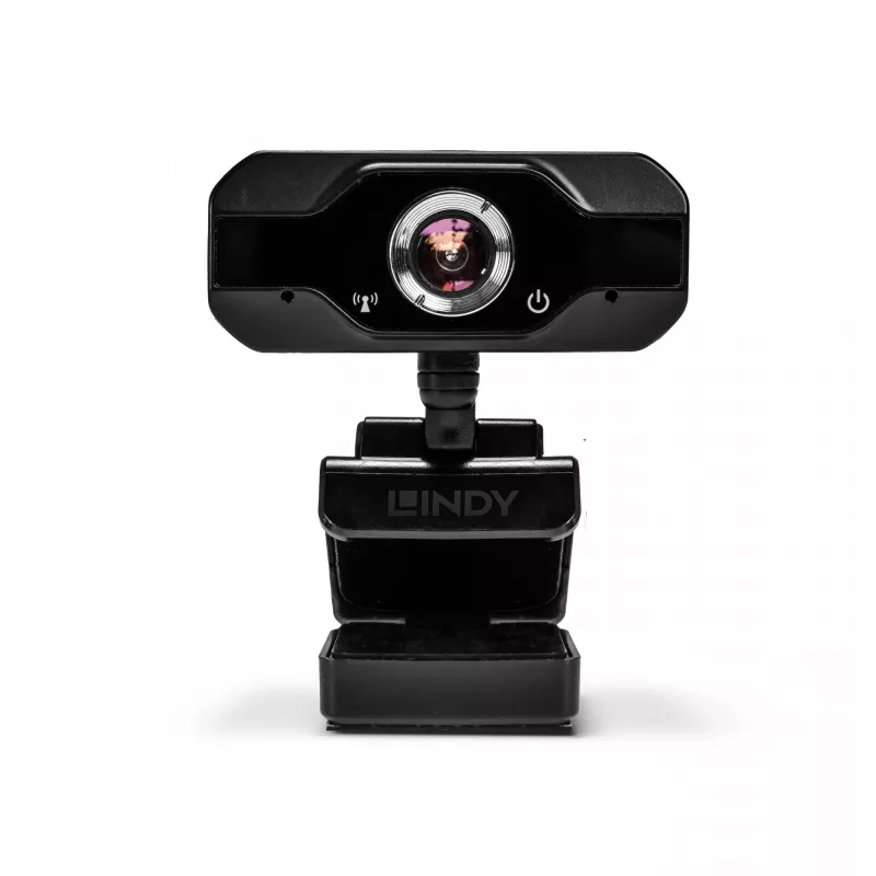 Lindy webcam Full HD 1080p con microfono, 1920 x 1080 pixel, Full HD, 30 fps, manuale, auto, 110°