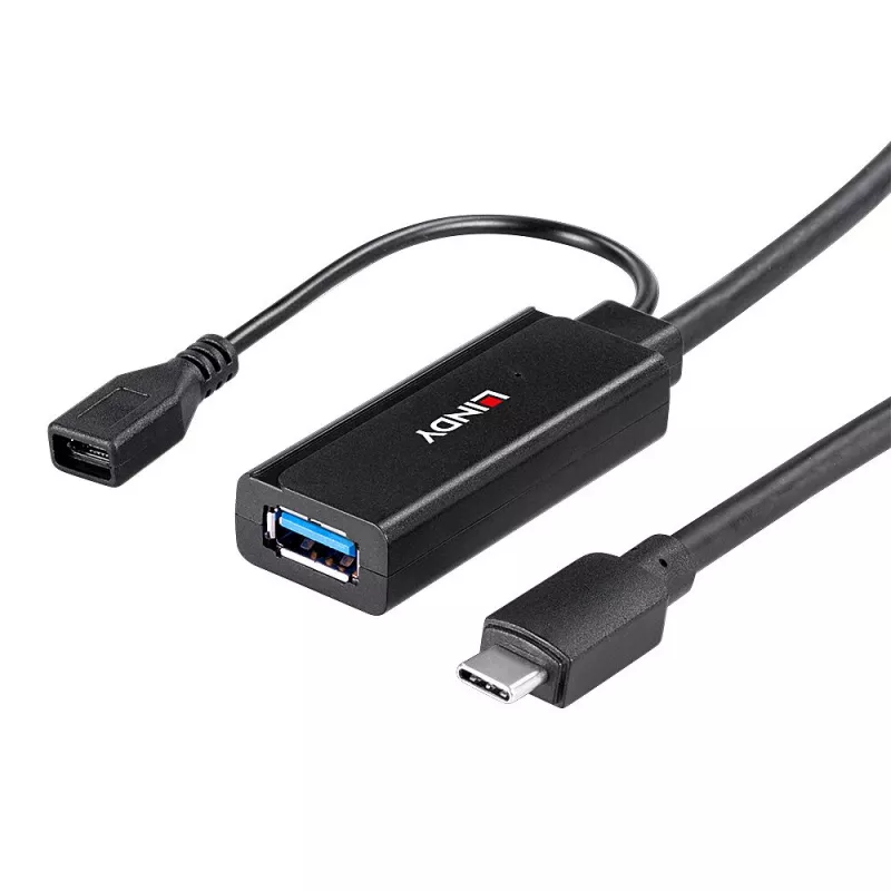 Lindy prolunga attiva USB 3.2 Gen 1 C/A 5 m