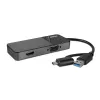 Lindy 43354 docking station per laptop/riproduttore di porte USB 3.2 Gen 1 (3.1 Gen 1) Type-A + Type-C nero