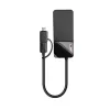 Lindy 43354 docking station per laptop/riproduttore di porte USB 3.2 Gen 1 (3.1 Gen 1) Type-A + Type-C nero