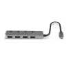 Lindy hub USB 3.2 Type-C a 4 porte con interruttori on/off