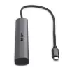 Lindy 43385 hub di interfacce USB Type-C 10000 Mbit/s grigio