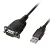 Lindy 43413 cavo seriale grigio 1,5 m USB Type-A RS-232