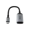 Lindy 43428 adattatore cavo video 0,15 m USB Type-C HDMI grigio