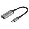 Lindy 43428 adattatore cavo video 0,15 m USB Type-C HDMI grigio