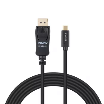 Lindy cavo adattatore da USB Type-C a DisplayPort 4K60 con HDR 2 m