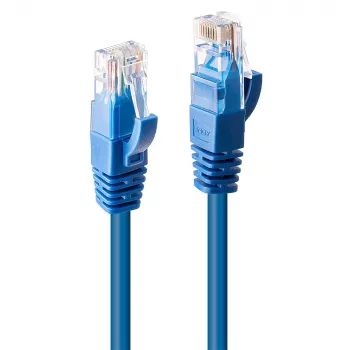 Lindy cavo di rete Cat.6 U/UTP 5 m, blu