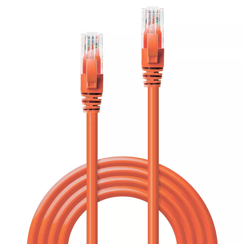 Lindy cavo di rete Cat.6 U/UTP 30 m, arancione