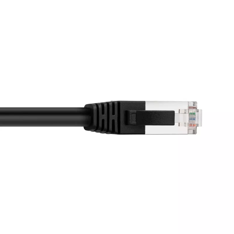 Lindy 0,2m RJ-45 Cat.6A Break-Away Adapter, 0,2 m, Cat6a, RJ-45, RJ-45, nero, rosso