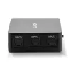 Lindy commutatore audio digitale TosLink (ottico) a 3 porte, nero, plastica, 54 mm, 60 mm, 20 mm, 37 g