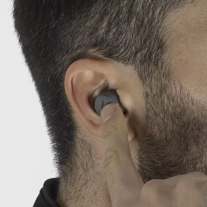 Lindy LE400W cuffie wireless in-ear musica/uso quotidiano USB Type-C Bluetooth grigio