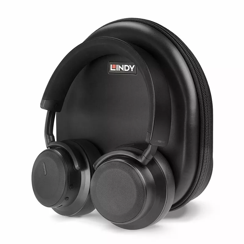 Lindy LH900XW cuffie wireless e con filo archetto chiamate/musica USB Type-C Bluetooth nero