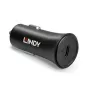 Lindy caricabatterie da auto USB Type-C PD single port, 27 W, auto, accendisigari, 12 V, 3 A, nero
