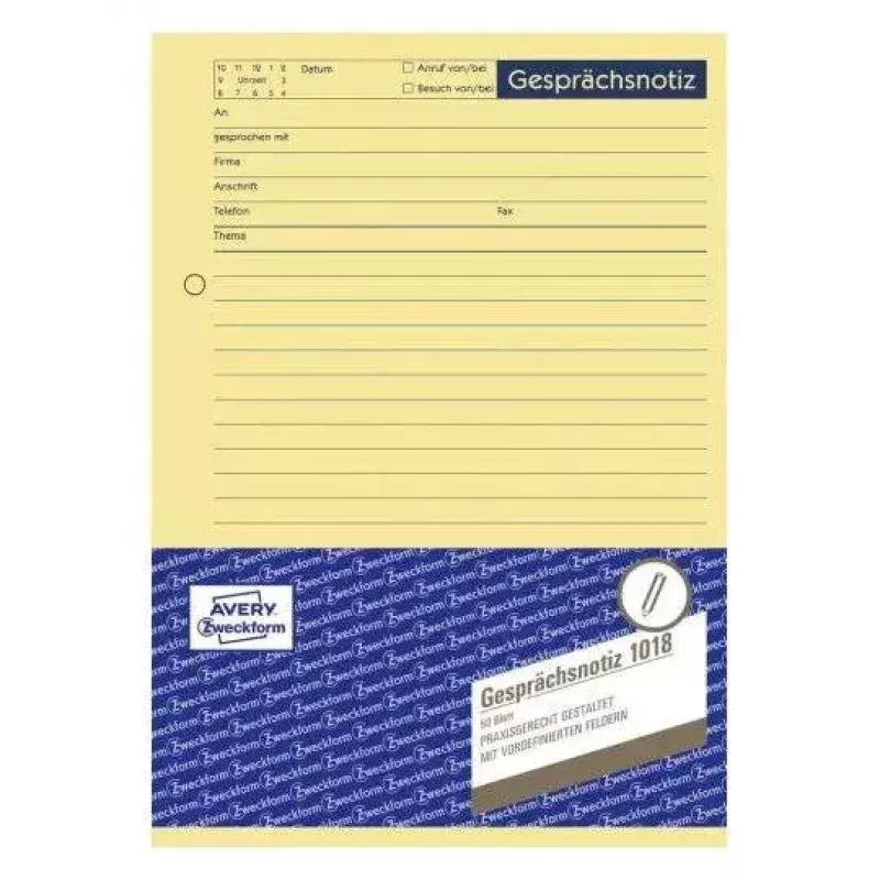 Etichette non adesive Avery 1018 giallo rettangolare