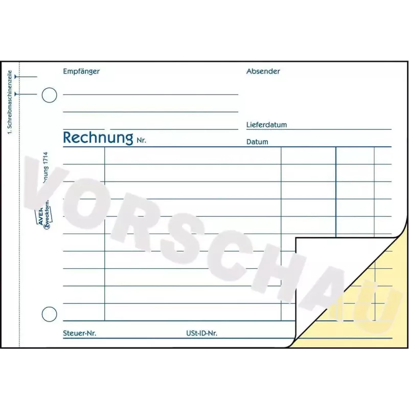 Modulo/libro contabile AVERY 1714 A6 40 pagine