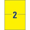 Etichetta autoadesiva Avery L6130-20 rettangolare giallo