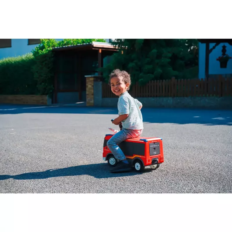 Scivolo per bambini vigili del fuoco BIG modello 800055326 con design realistico e costruzione robusta