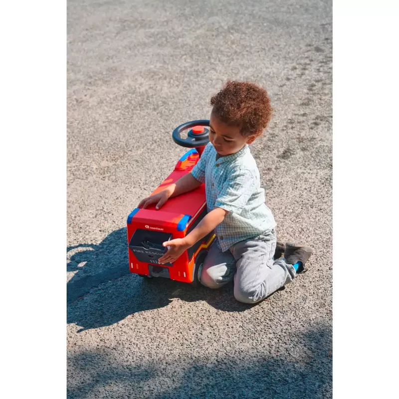 Scivolo per bambini vigili del fuoco BIG modello 800055326 con design realistico e costruzione robusta