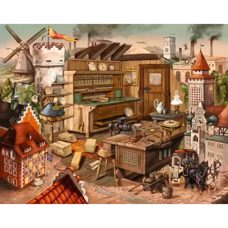 Puzzle Ravensburger 17447 — 919 pezzi, larghezza 640 mm, età consigliata 14+