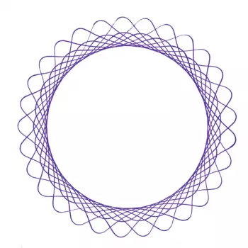 Spirograph per bambini Ravensburger 297740 con stencil e 2 penne, multicolore, per bambini dai 6 anni