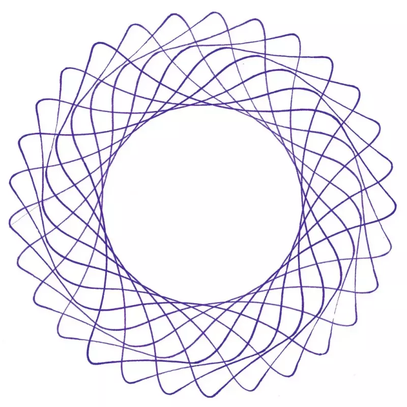 Spirograph per bambini Ravensburger 297740 con stencil e 2 penne, multicolore, per bambini dai 6 anni