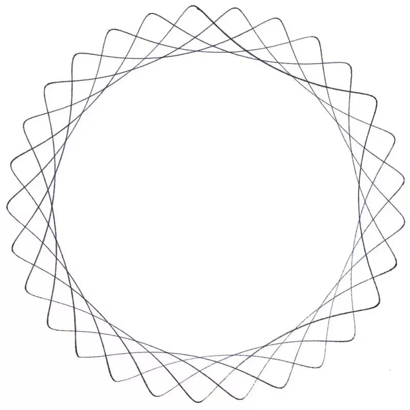 Spirograph per bambini Ravensburger 297740 con stencil e 2 penne, multicolore, per bambini dai 6 anni
