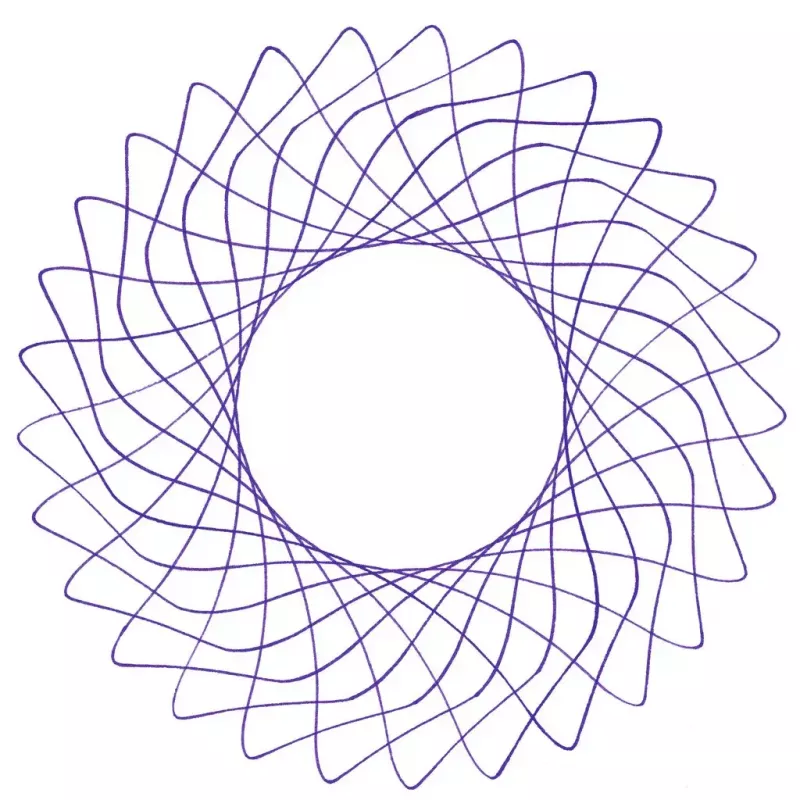 Spirograph per bambini Ravensburger 297740 con stencil e 2 penne, multicolore, per bambini dai 6 anni