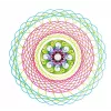 Spirograph per bambini Ravensburger 297740 con stencil e 2 penne, multicolore, per bambini dai 6 anni