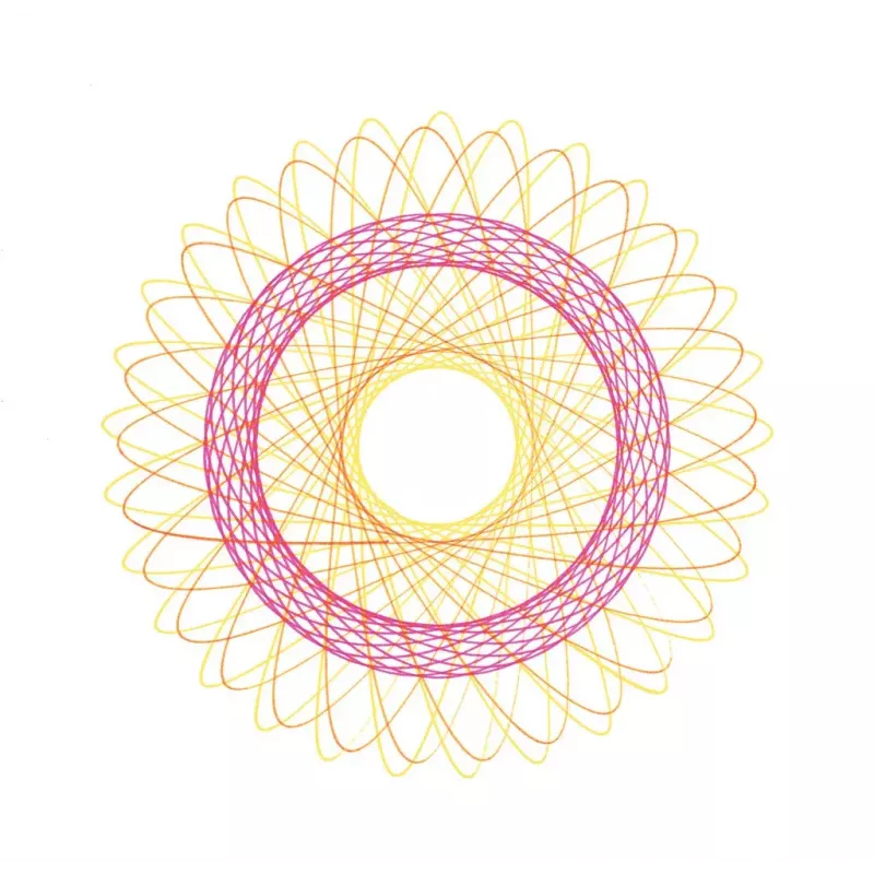 Spirograph per bambini Ravensburger 297740 con stencil e 2 penne, multicolore, per bambini dai 6 anni