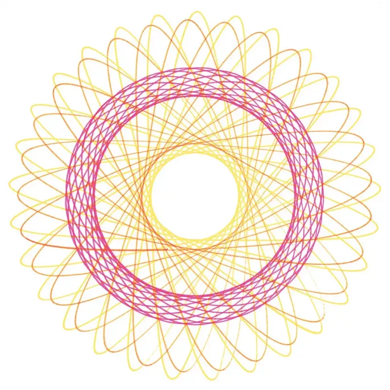 Spirograph per bambini Ravensburger 297740 con stencil e 2 penne, multicolore, per bambini dai 6 anni