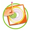 Spirograph per bambini Ravensburger 297740 con stencil e 2 penne, multicolore, per bambini dai 6 anni
