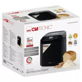 Macchina per il pane CLATRONIC BBA 3774 550W – teglia da 3 L, fino a 1,5 kg di pane, 12 programmi, timer LCD