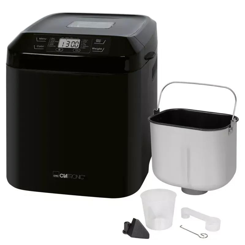 Macchina per il pane CLATRONIC BBA 3774 550W – teglia da 3 L, fino a 1,5 kg di pane, 12 programmi, timer LCD