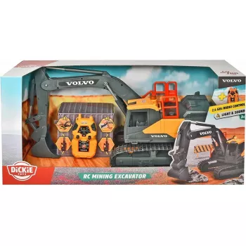 Escavatore RC Dickie Volvo Mining 2,4 GHz modello da cantiere radiocomandato