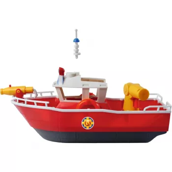 Giocattolo motobarca antincendio Simba-Dickie Fireman Sam Titan Fireboat, set di veicoli giocattolo
